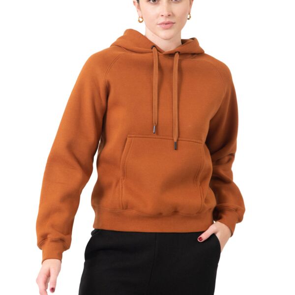 Womens/Junior Cotton Care Kangaroo Pocket Hoodie Thumbnail